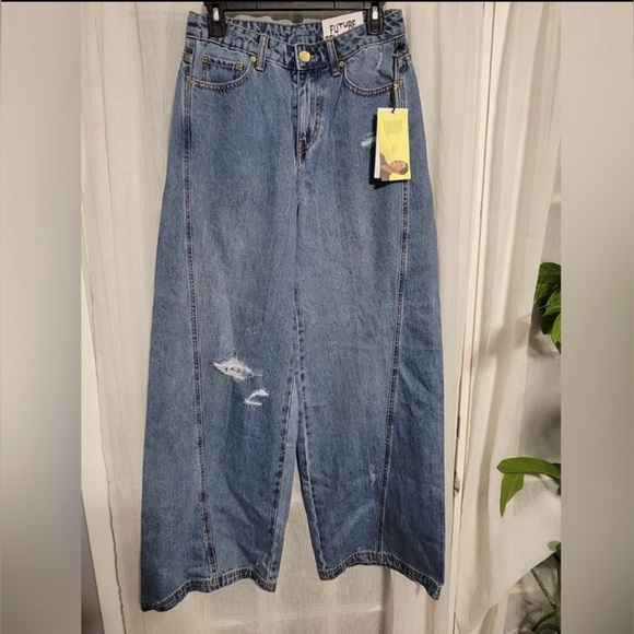 Future Collective Jenee Naylor High Rise Pants-NWT - Picture 10 of 11